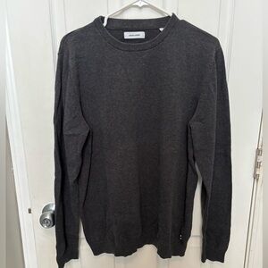 Jack & Jones Men's Dark Gray Crewneck Sweater